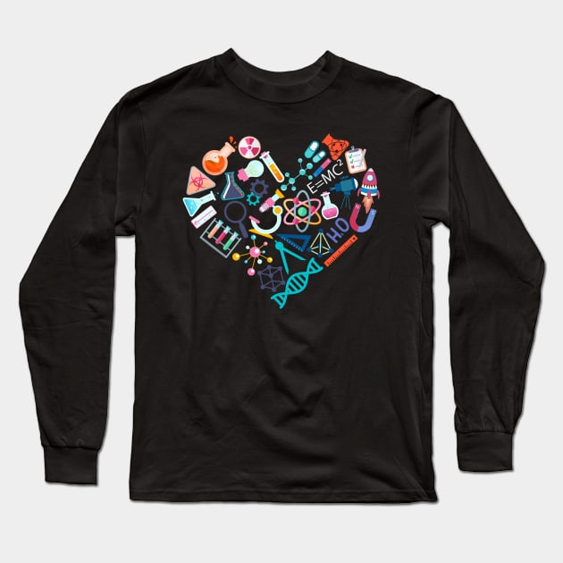 Love Chemistry Long Sleeve T-Shirt by KsuAnn